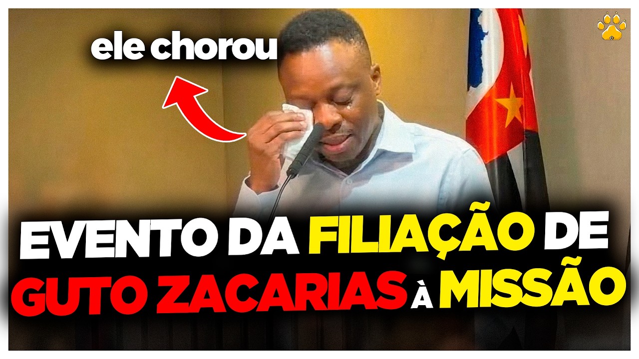 POR QUE ELE CHOROU? GUTO ZACARIAS deixa o União Brasil e se filia à Missão #renansantos #mbl #missão