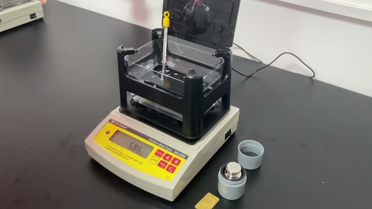 Demo video of gold testing machine DH-600K