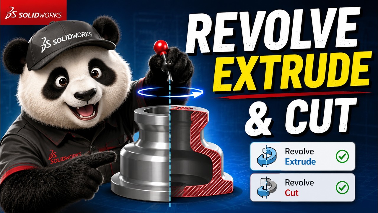 Revolved Extrude, Revolved Cut, Hole Wizard