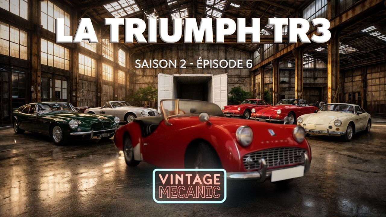 VINTAGE MECANIC : LA TRIUMPH TR3