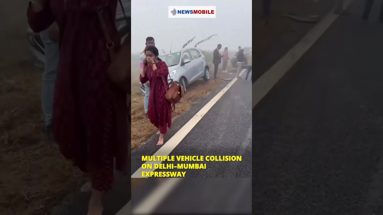 Multiple vehicle collision on Delhi&ndash;Mumbai Expressway