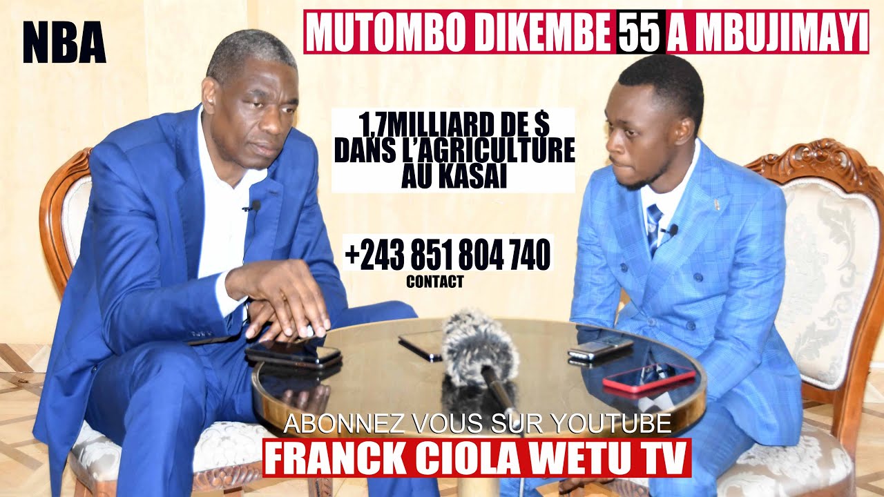 MUTOMBO DIKEMBE  CHERCHE DES COLLABORATEURS KASAIENS @followers @sport