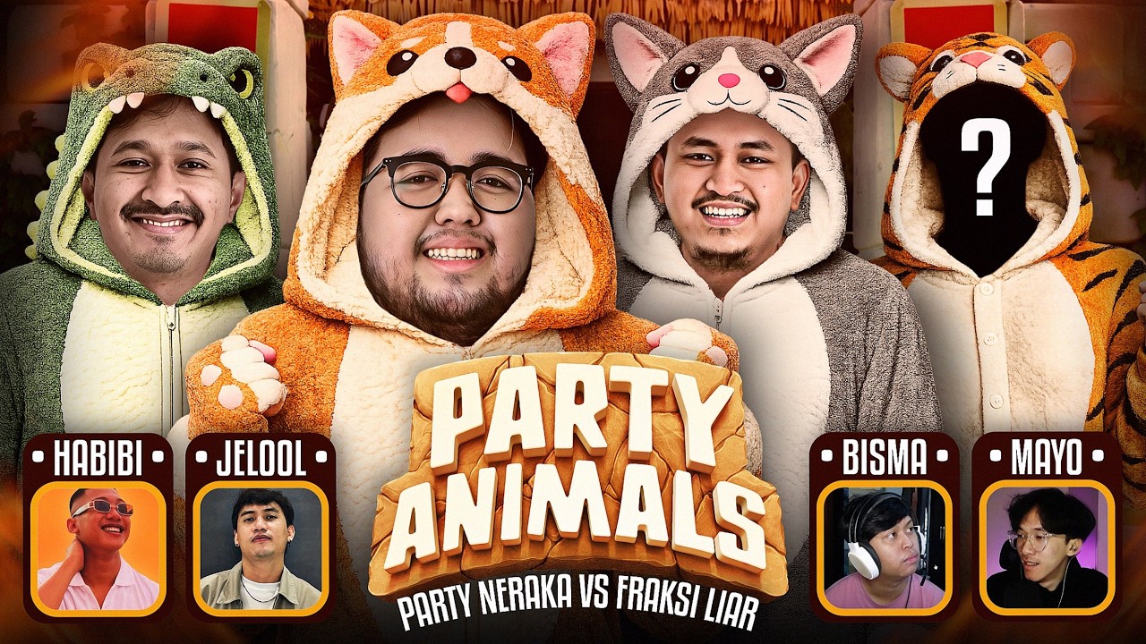Kembali Melawan Fraksi Liar di Game LUCU 🙈🐸🐹🐼 - Party Animals
