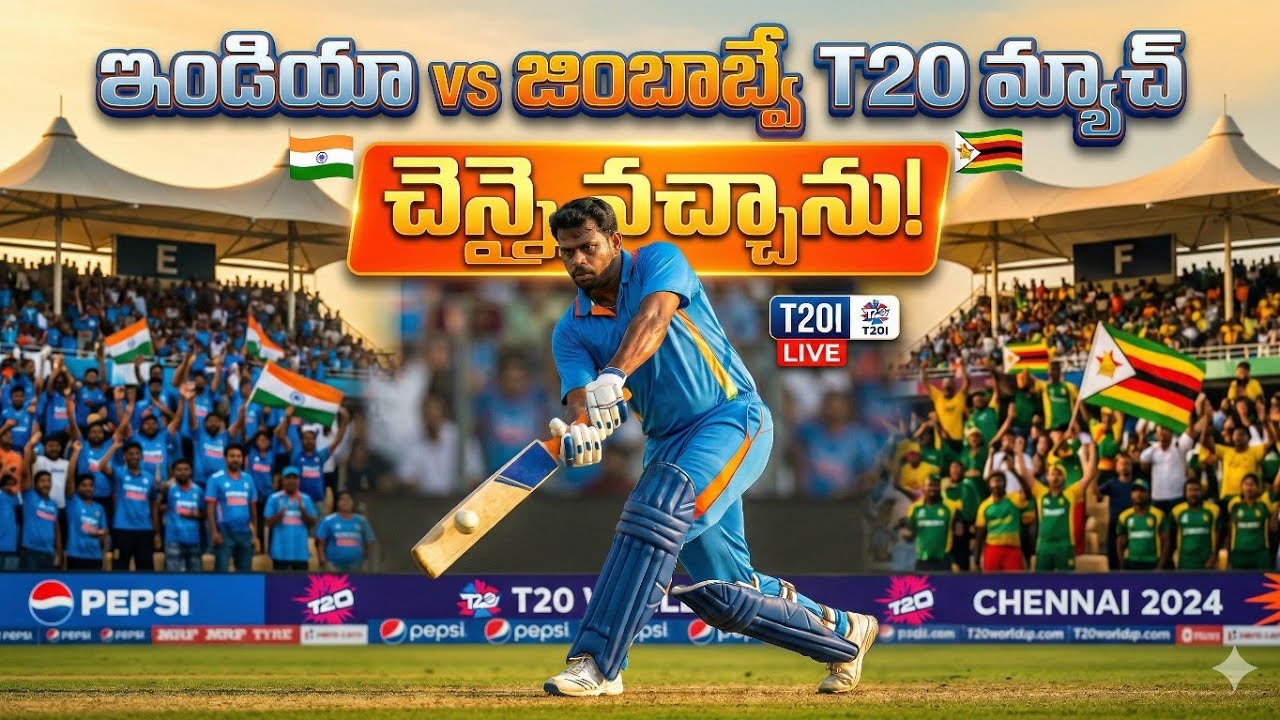 IND VS ZIMBABWE T20 match చూడడానికి చెన్నై వెళ్ళాను/live experience/india win//
