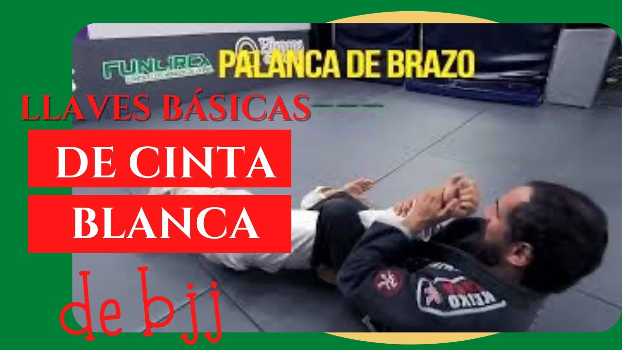 Llaves y finalizaciones que todo cinta blanca de Jiu Jitsu brasileño debería aprender.