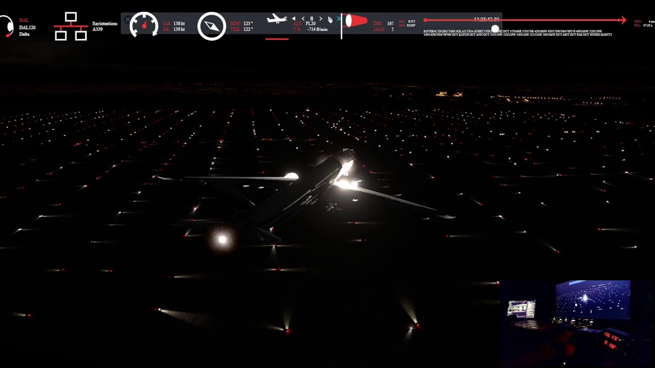 X-Plane 12 12.4 b4 Back to Basics  Toliss Airbus A320 KTUL/KSFB   Landing Say intentions  Traffic