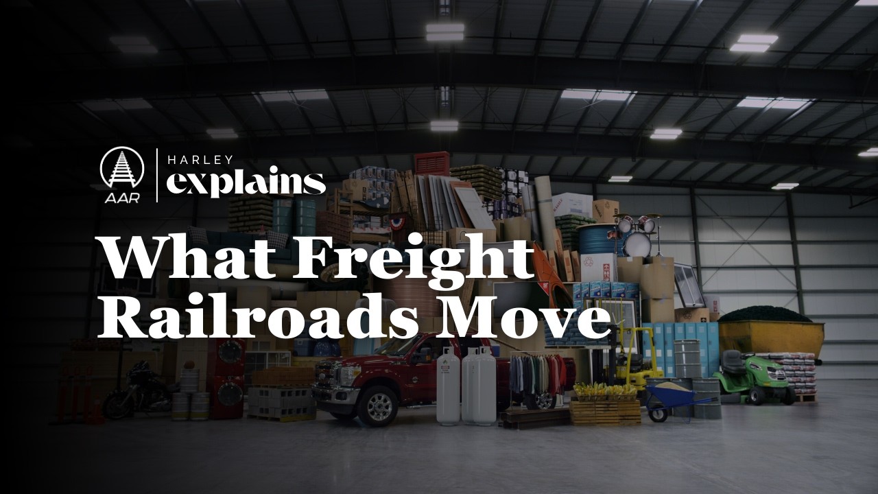 What Do Freight Railroads Move? | Harley Explains