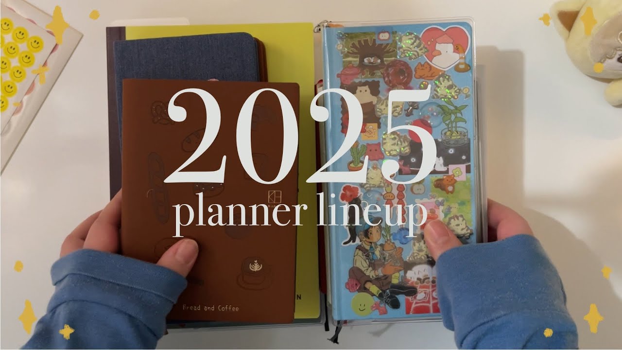 talking through my 2025 planner lineup || rubi’s pages ep.1