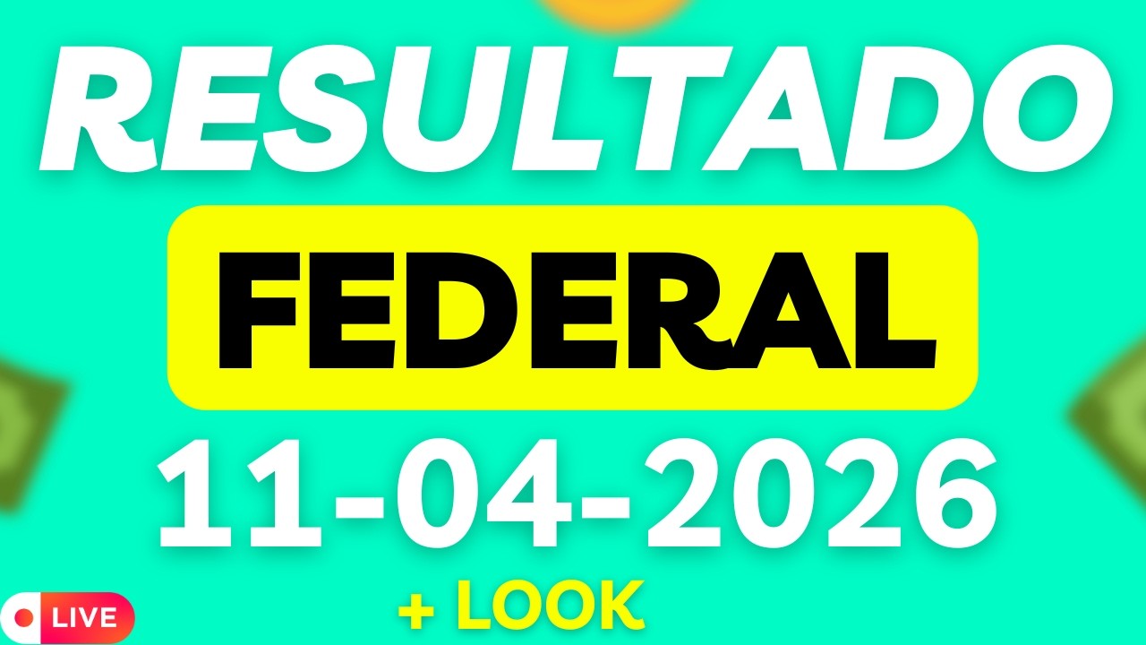 Resultado do Jogo do Bicho | Ao Vivo  -FEDERAL- 16:20H 11/04/2026