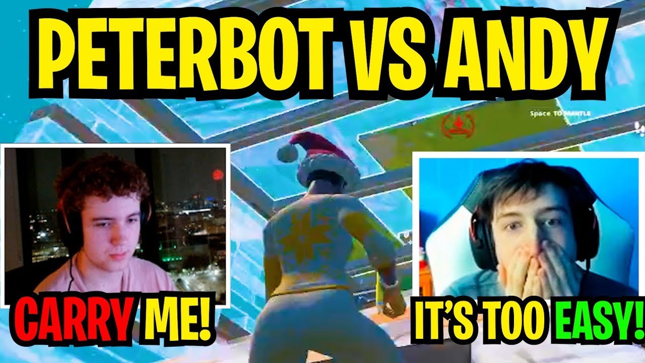 Peterbot & Reet VS Dcawesomer & Relax Andy 2v2 TOXIC WAGER!