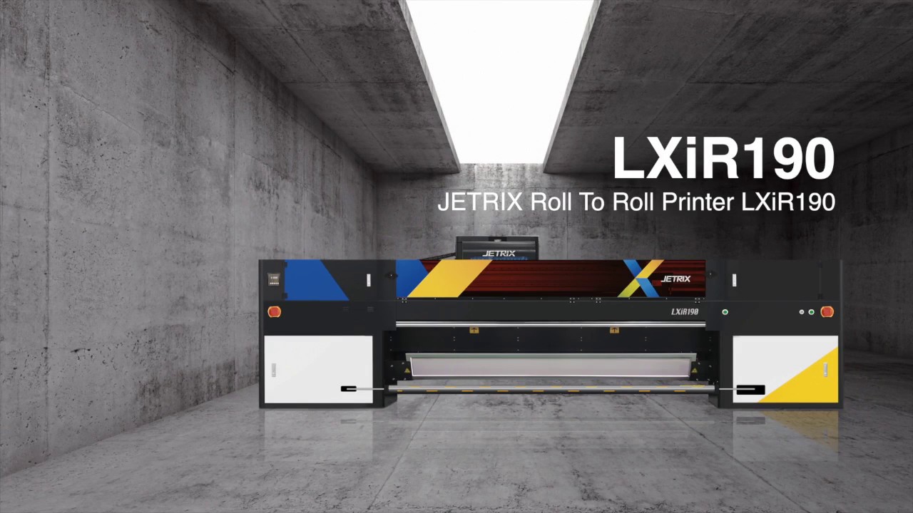 JETRIX LXiR190 &ndash; Versatile 1.9m width Standard UV-LED Roll-To-Roll printer