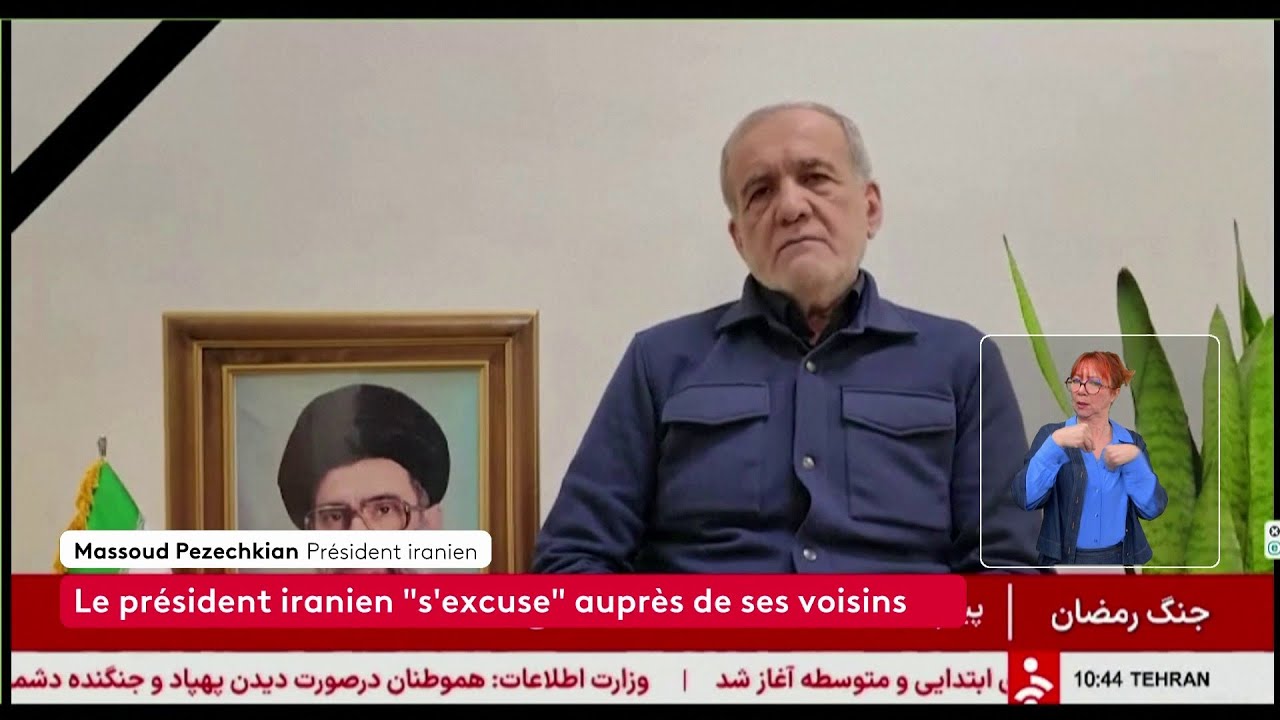 Guerre au Moyen-Orient : le président iranien Massoud Pezechkian 