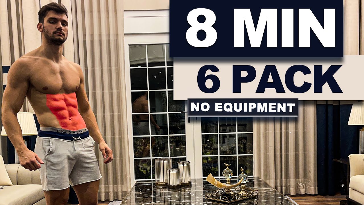 8 Min Amazing SIXPACK Workout // 6pack at Home | velikaans