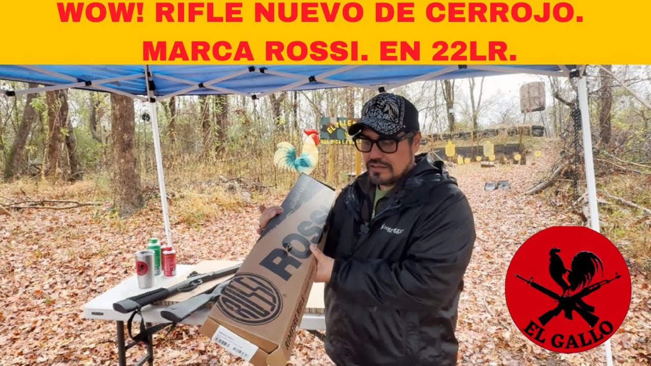 WoW! Rifle Nuevo de Cerrojo en 22LR.  Marca Rossi
