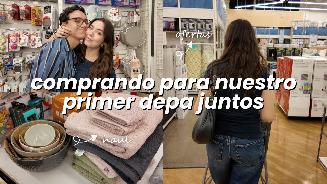 Primeras compras para vivir juntos!! | Moving Diaries Ep. 1 🏡🤍✨