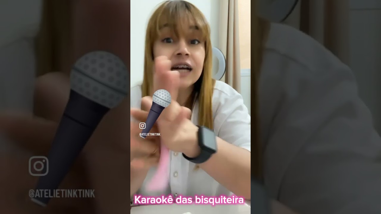 Karaok&ecirc; da da biscuiteira #inkway # bisqui