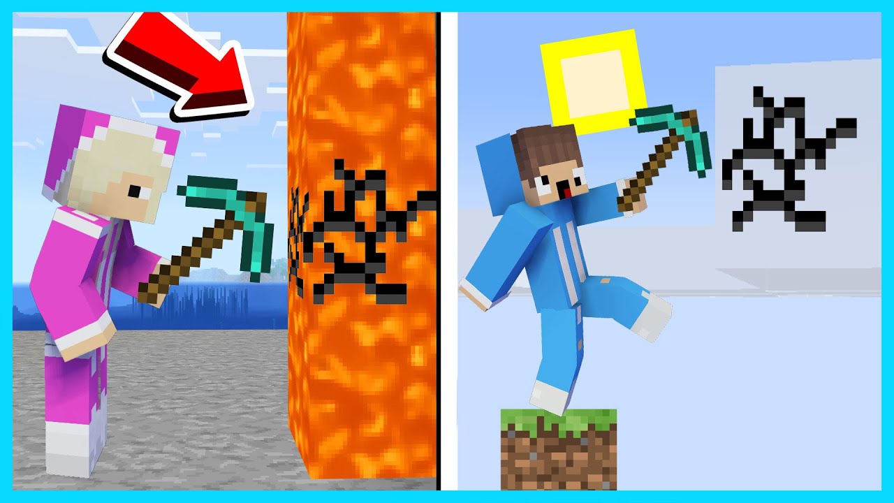 MIPAN & ZUZUZU Bisa MENGHANCURKAN SEMUA NYA DI MINECRAFT! BISA HANCURKAN AWAN!