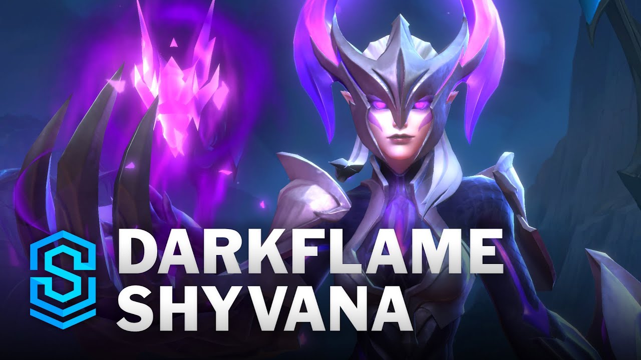 Darkflame Shyvana Wild Rift Skin Spotlight