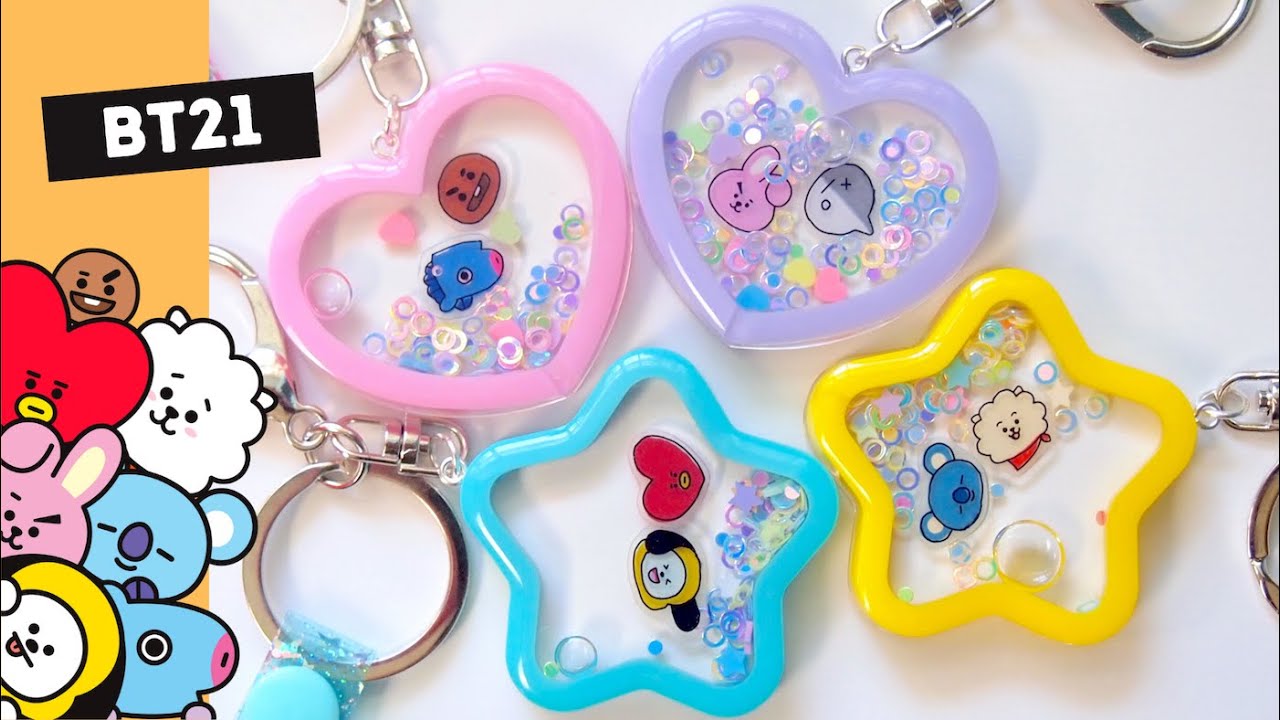 Watch Me Resin: BT21 Liquid Shaker Resin Charms