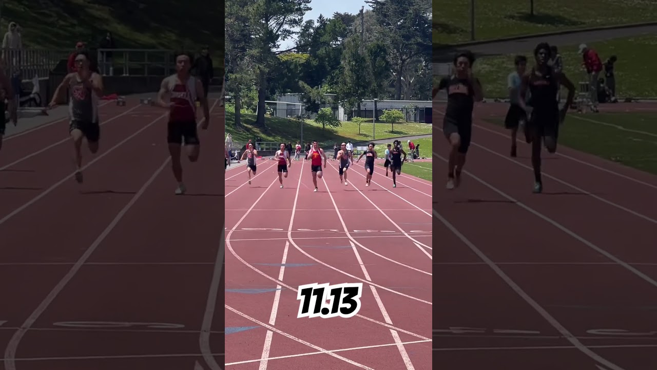 11.13 100m CIF San Francisco Trials. 2025