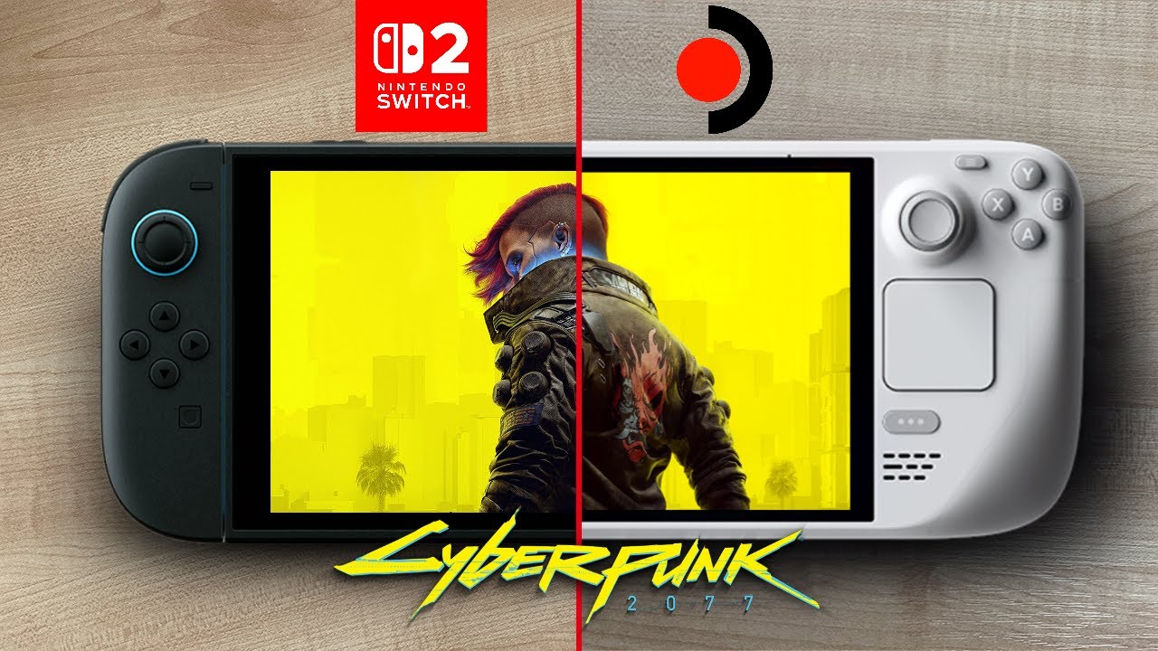 Cyberpunk 2077 | Switch 2 vs Steam Deck Oled