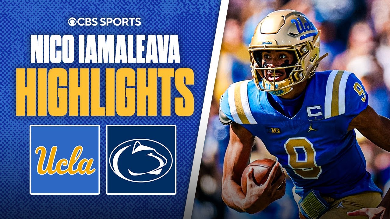 UCLA QB Nico Iamaleava scores 5 total touchdowns in win over No. 7 Penn State | Highlights