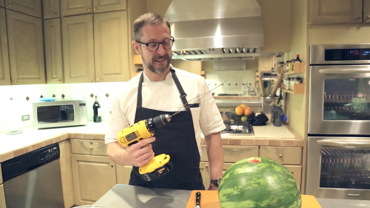 How To Make A Watermelon Smoothie With A Power Drill