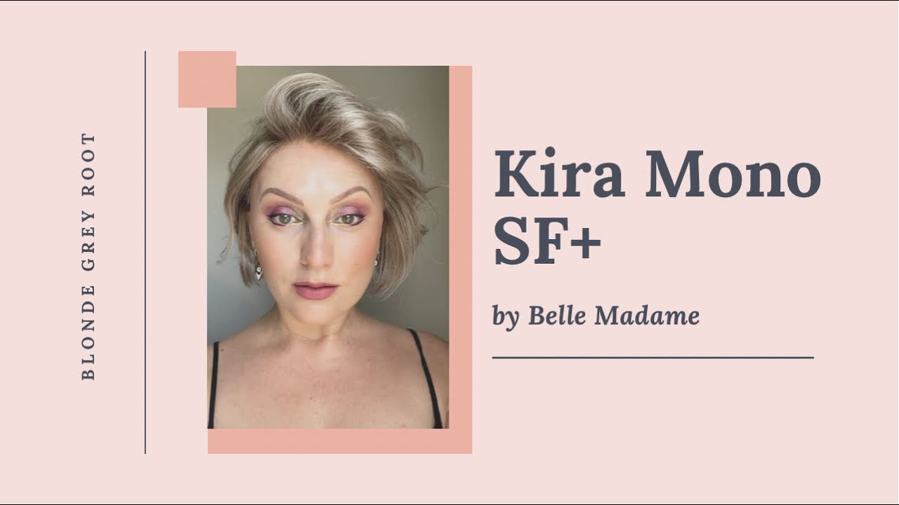 BELLE MADAME | KIRA MONO SF+ | BLONDE GREY ROOT 💠 WIG REVIEW