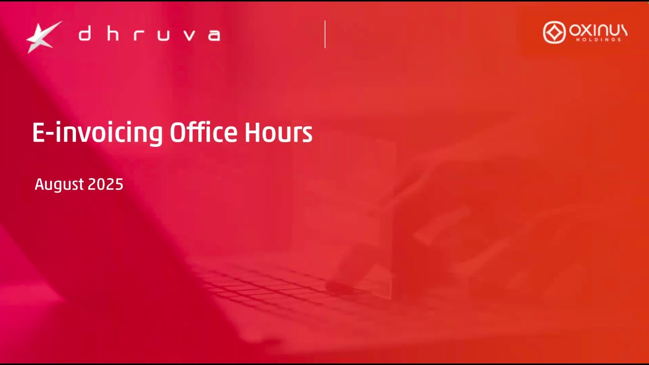 Dhruva’s Weekly UAE e-Invoicing Office Hours - 7th August 2025