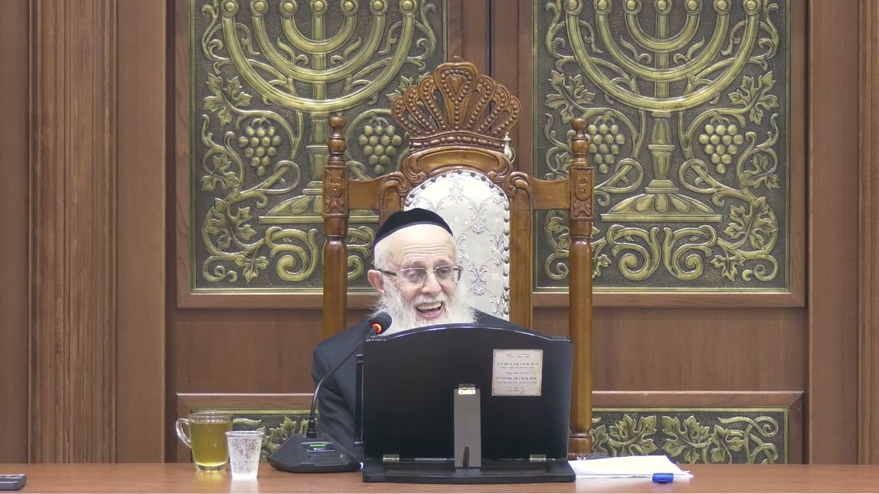 סדרת שיעורים בהלכות טהרת המשפחה מפי הגאון הרב משה פנירי שליט