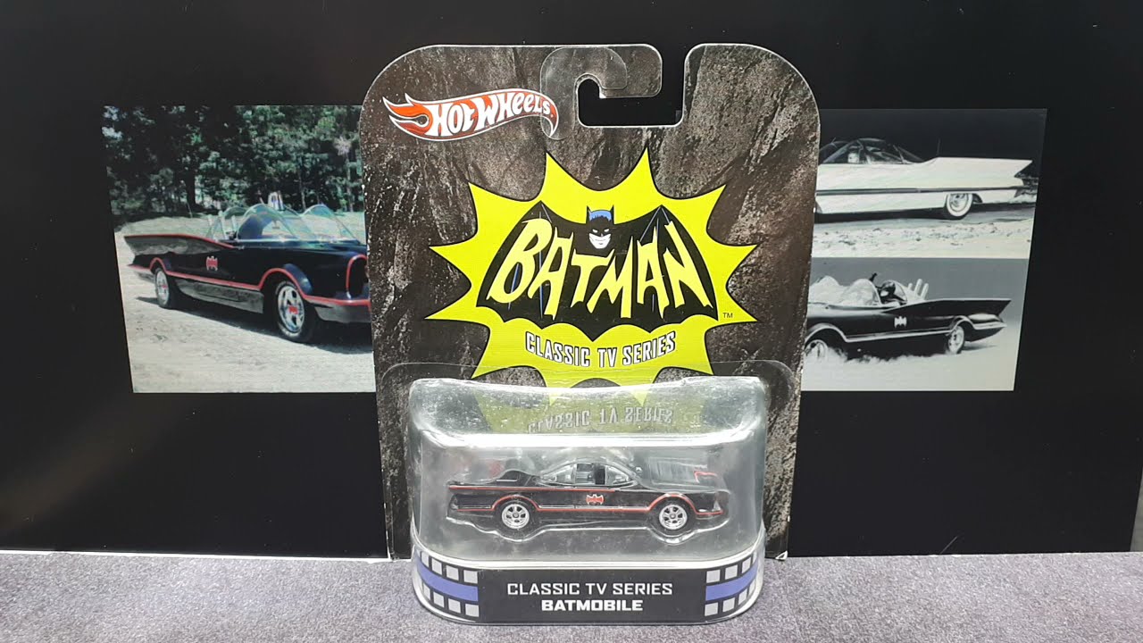 ~1/69 Batmobile (original TV show) by Hot Wheels Retro Entertainment , diecast car model review