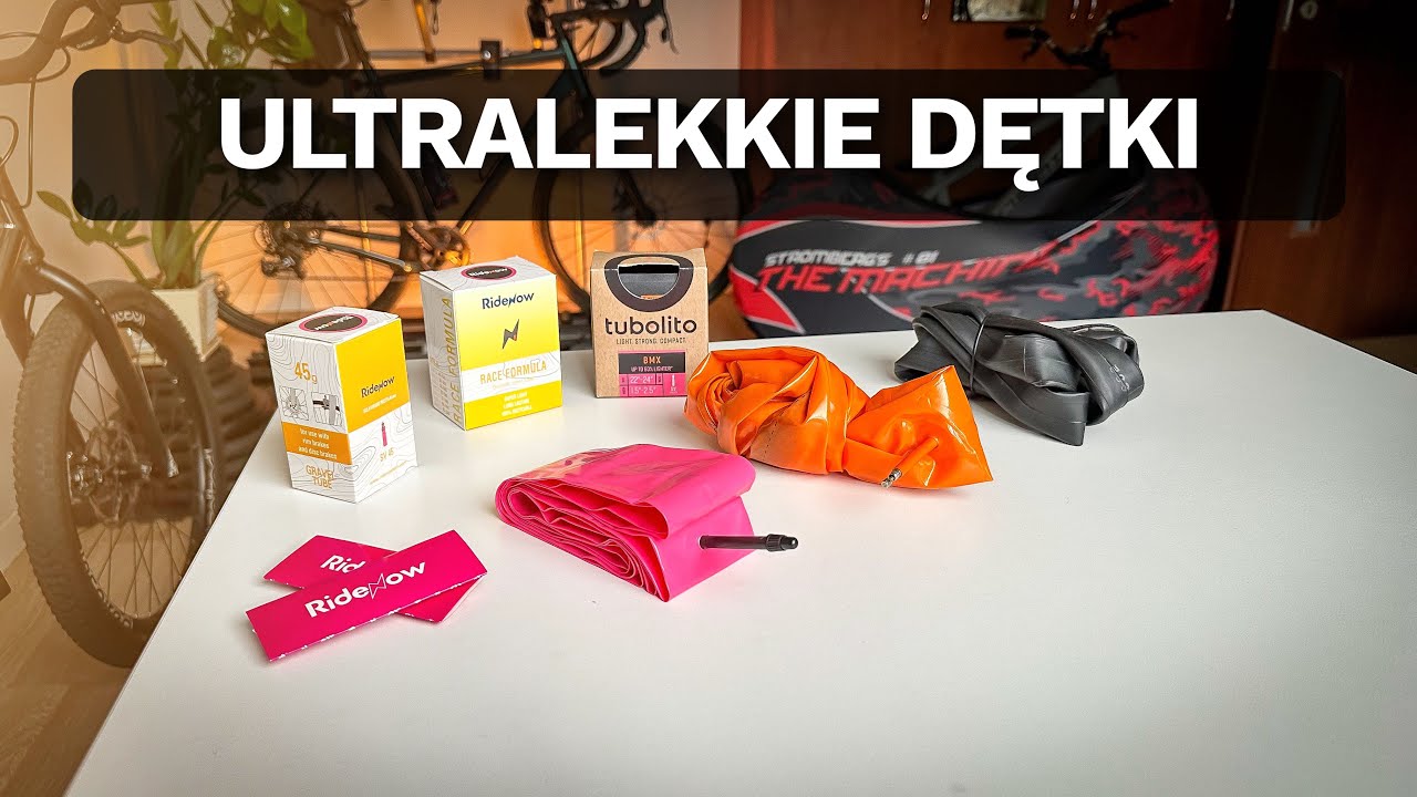 Tanie RideNow vs Tubolito - ultralekkie dętki TPU z aliexpress - test w gravelu i street trialu
