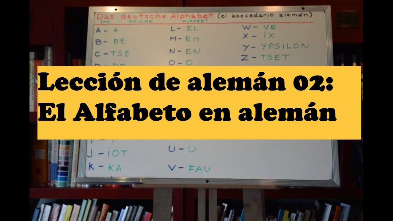 Aprender Aleman 02:  Alfabeto aleman y pronunciacion