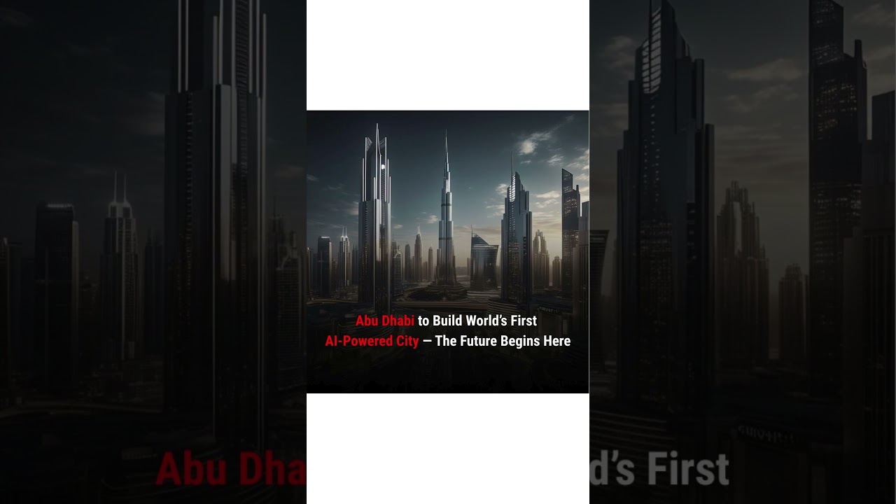 Abu Dhabi to Build World&rsquo;s First AI-Powered City The Future Begins Here #dubairealestate #hopohomes