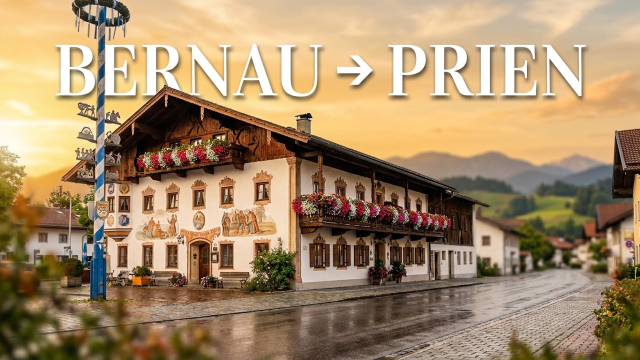 Bernau am Chiemsee - Prien am Chiemsee | Autofahrt | Bayern