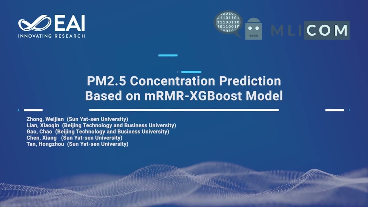 PM2.5 Concentration Prediction Based on mRMR-XGBoost Model