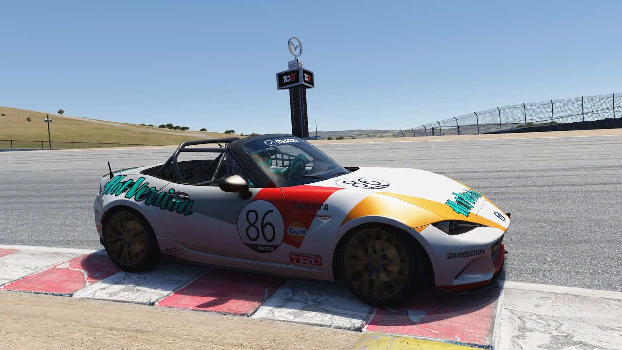 Mazda MX5 Cup - Laguna Seca World Record 1:35:565 - Assetto Corsa