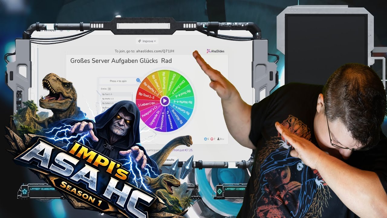 ARK Survival Ascended Hardcore - Impi´s HC Projekt S1-T2  Das Rad wie Wird der Server jetzt