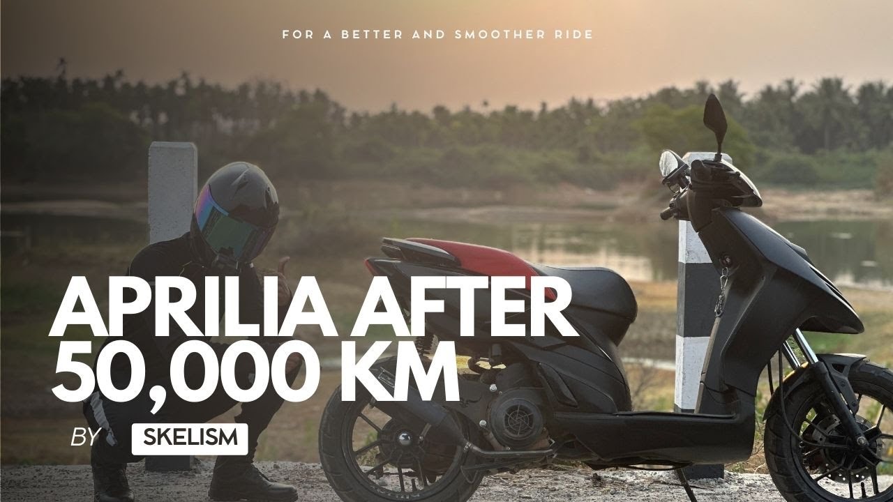 Aprilia after 50,000 KM | Less Spares & Service, But we're here #aprilia #automobile #vespa
