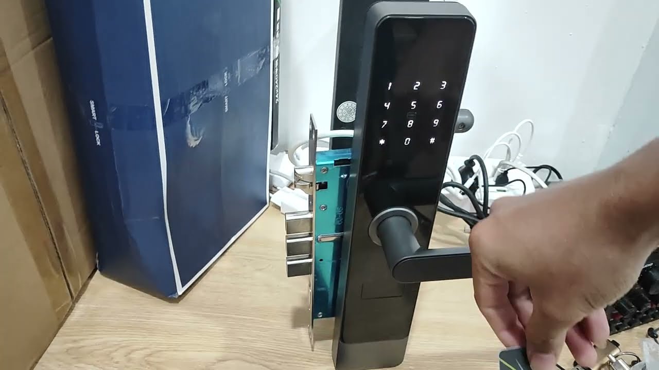Cara Settigg Ximiir Smart Door Lock Bluetooth Password Card TTLock - F8-TT-M