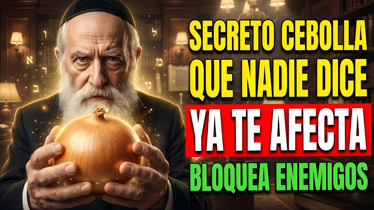 Rabino Revela: El Poder de la CEBOLLA para BLOQUEAR ENEMIGOS y CORTAR Energías Negativas | Judaismo