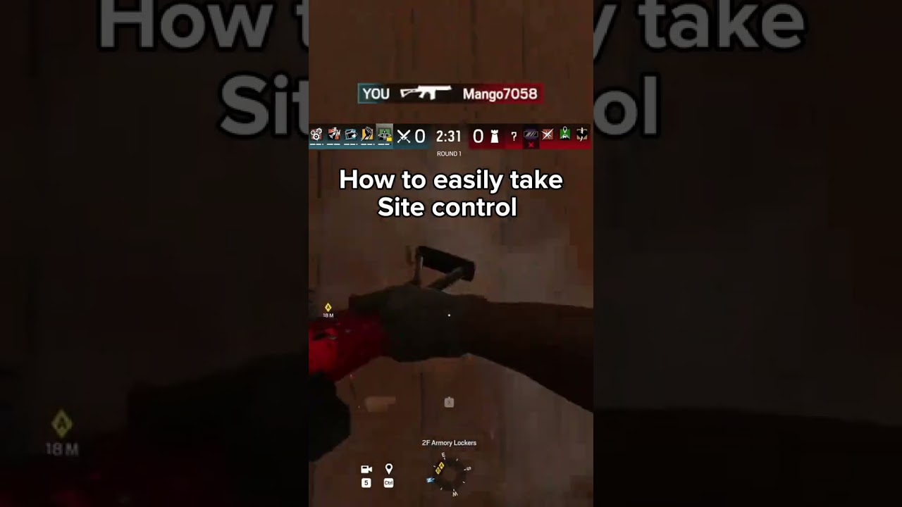 Легко захватывайте контроль над территорией #rainbowsixsiege #R6s #siege