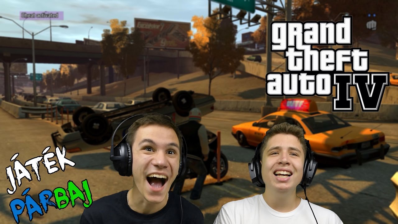 PERSZE,MINDEN BORULJON FEL! | GTA 4 | JátékPárbaj #23