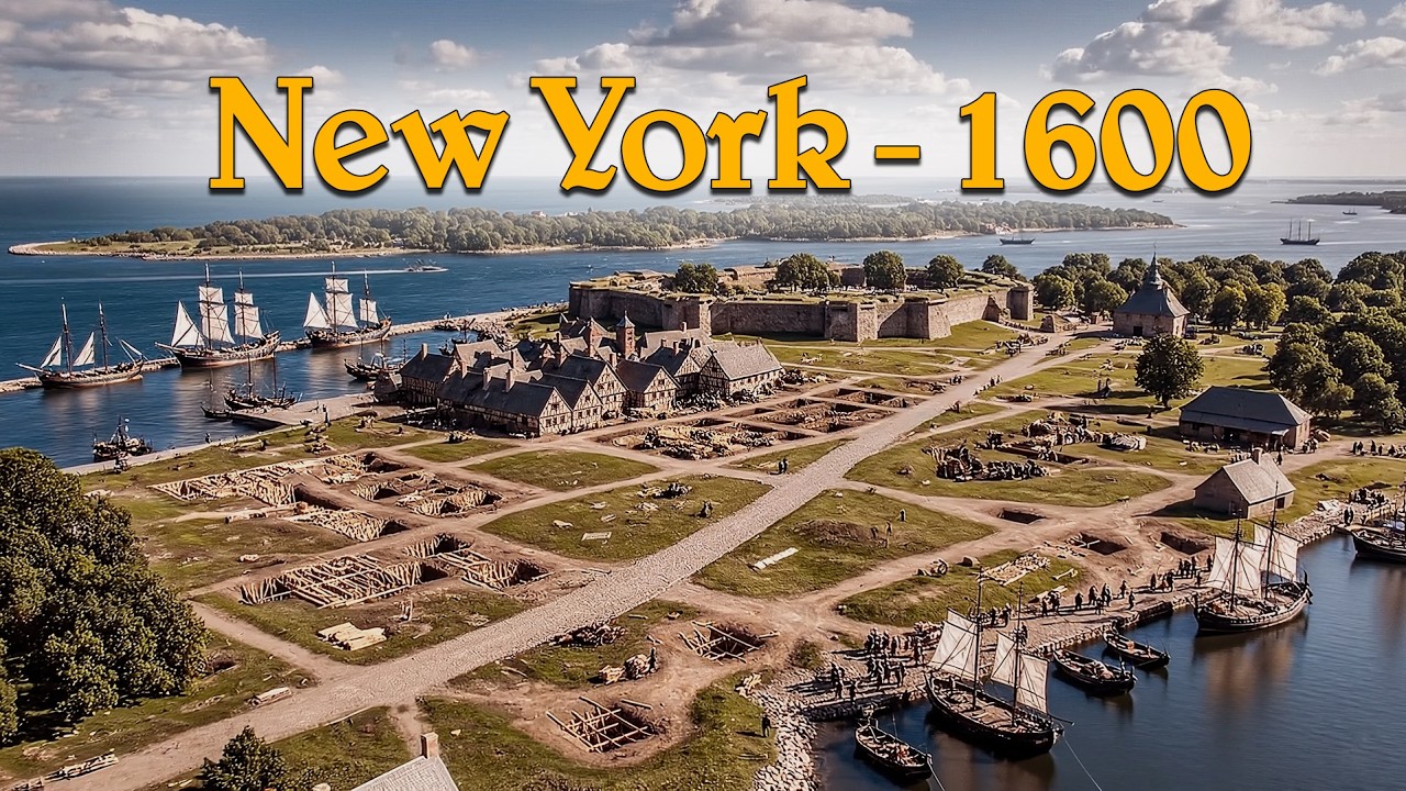 What New York Looked Like in 1600 | AI Reconstruction