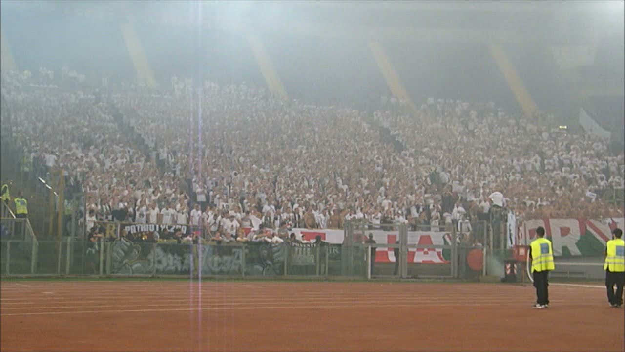Doping kibiców Legii (Lazio - Legia Warszawa, 19.09.2013)