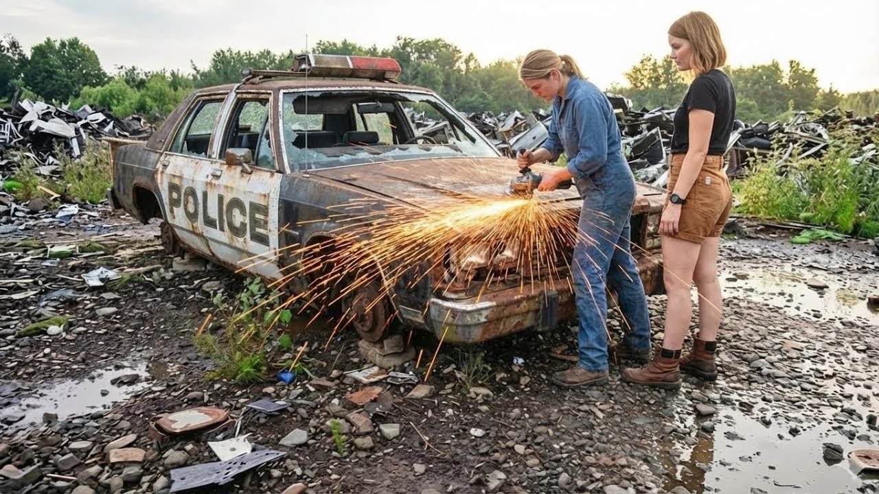 Incredible ASMR Police car restoration of Ford LTD Crown Victoria Package 1985 from The Amazon River