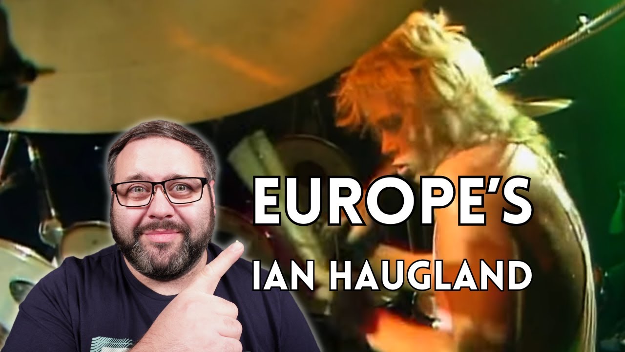 Drummers Reaction To Ian Haugland of  Europe - Drum Solo - Live 1986