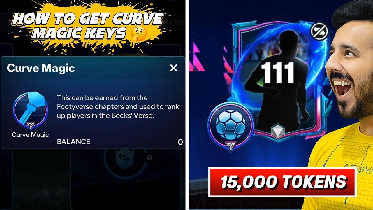 Как получить 10 бесплатных ключей MAGIC CURVE и 15 000 токенов Footyverse 😱