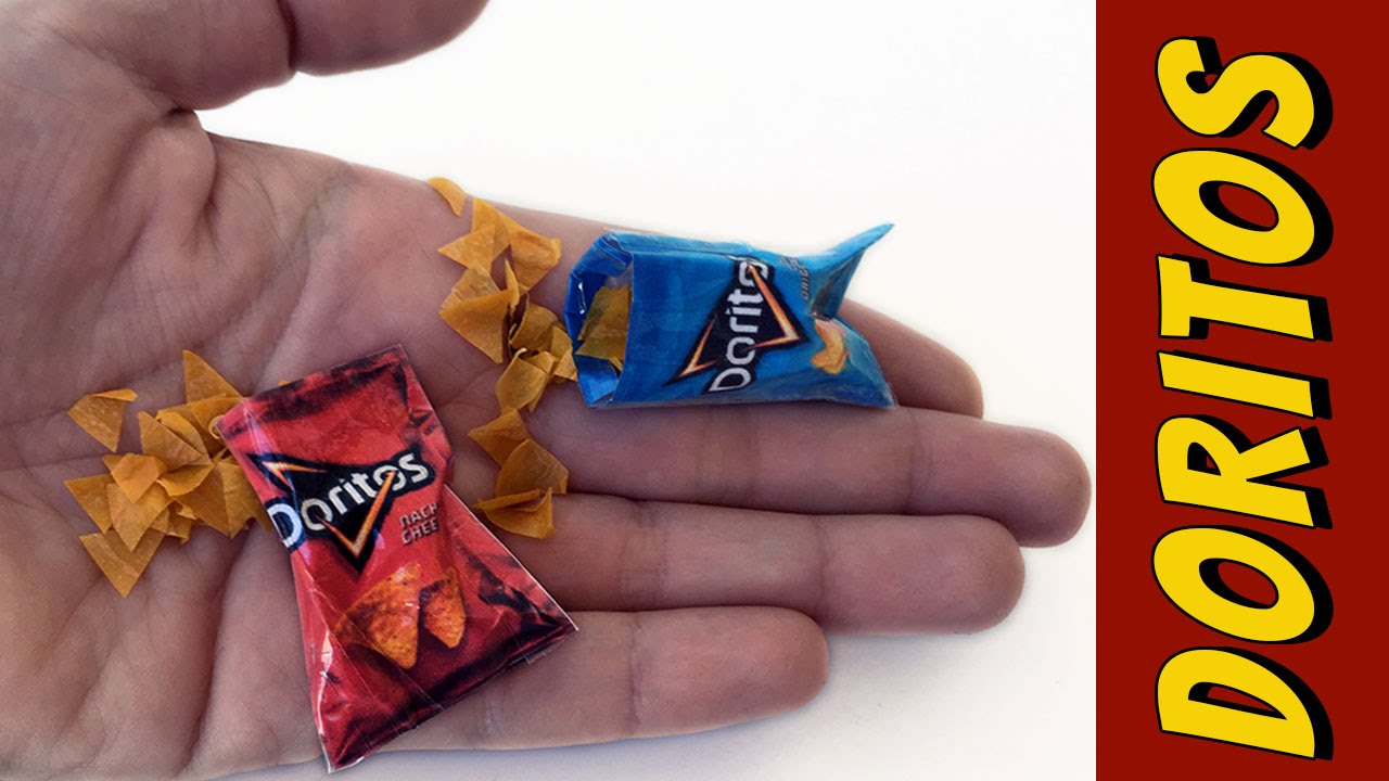 Как сделать миниатюрные Doritos для Барби и другие куклы