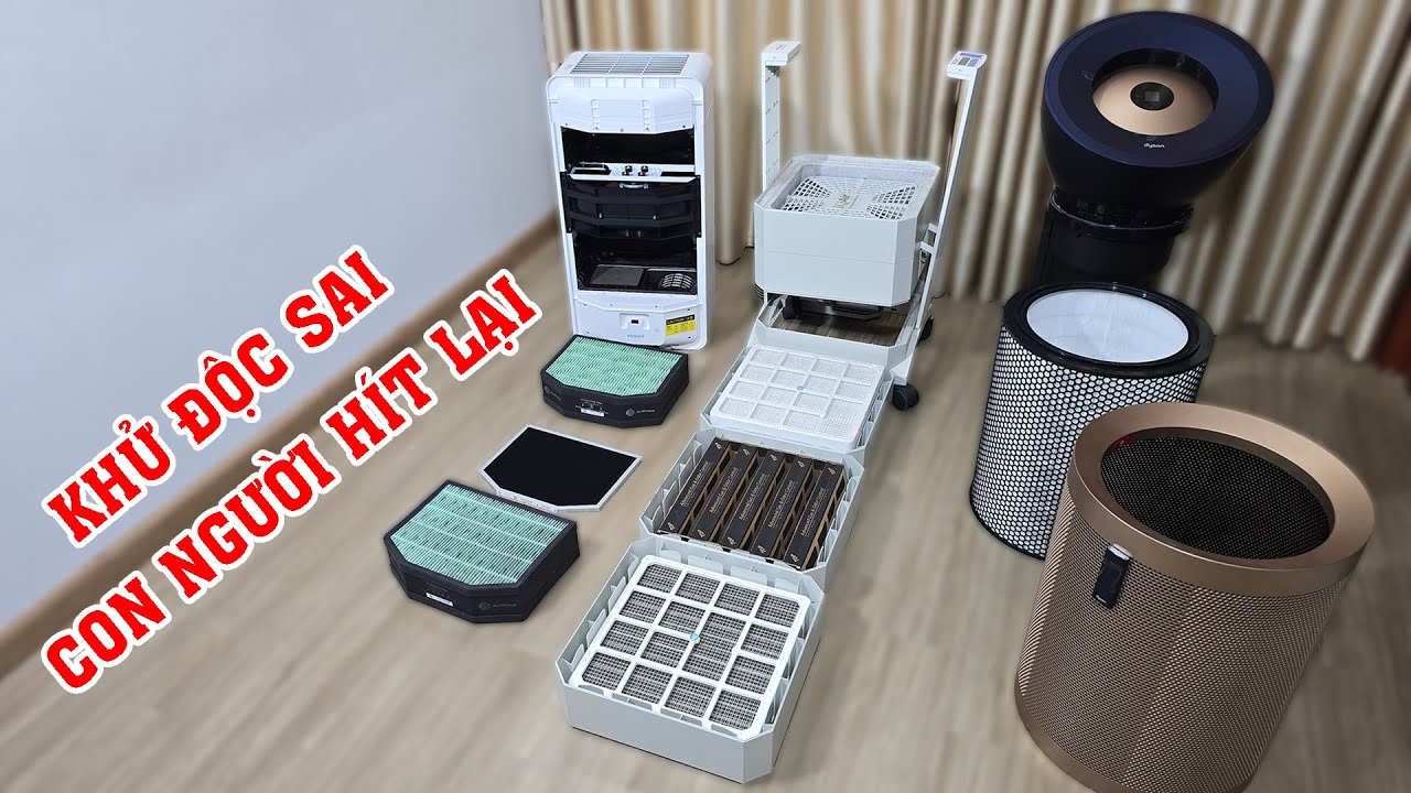 So sánh 3 máy lọc không khí khử formaldehyde: AirProce vs Dyson vs IQAir – khác biệt nằm ở đâu?